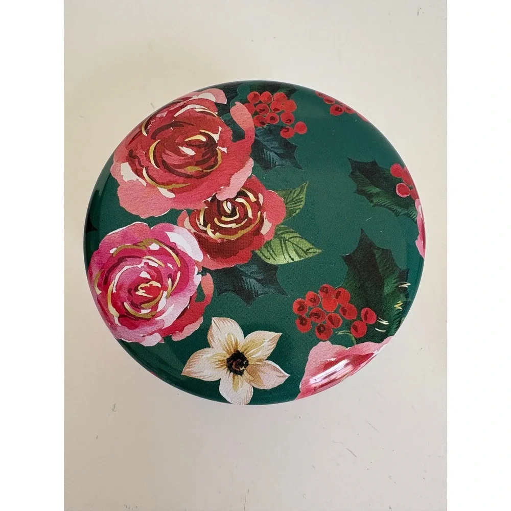 The Pioneer Woman Melon & Mint Scented Candle 4.95oz Floral Tin Unused